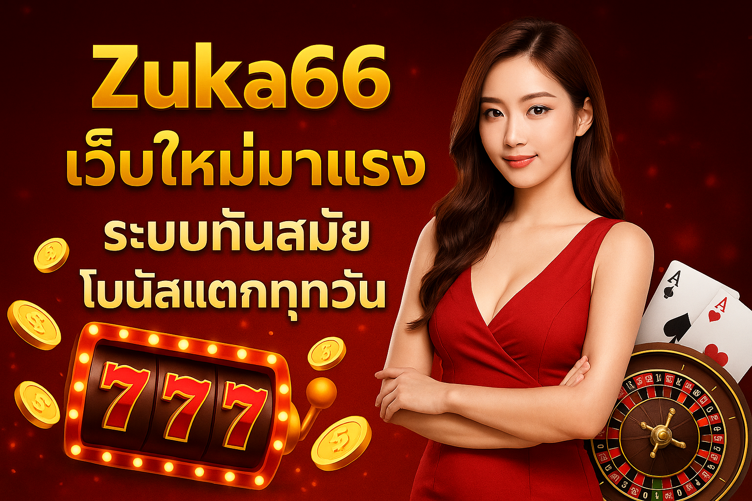 Zuka66 เว็บใหม่มาแรง ระบบทันสมัย โบนัสแตกทุกวัน